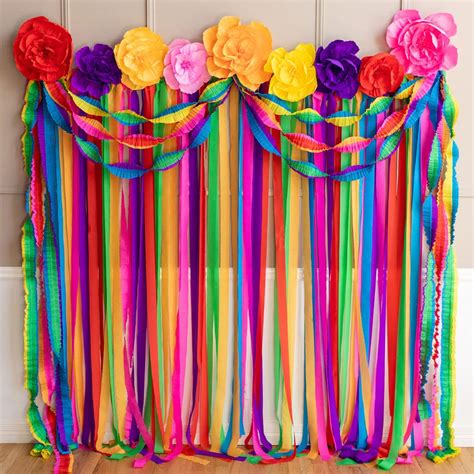 Fiesta paper flowers/fiesta backdrop/wedding backdrop/giant paper flowers/girl birthday ...