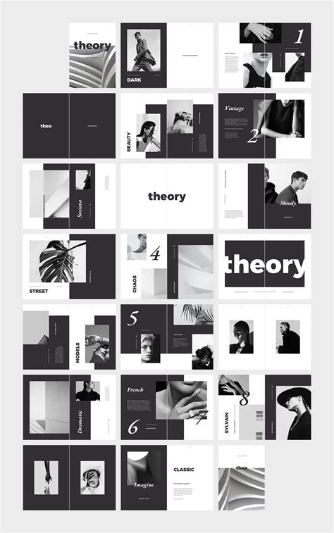 THEORY Creative Portfolio | Photobook design, Portfolio design layout, Booklet design
