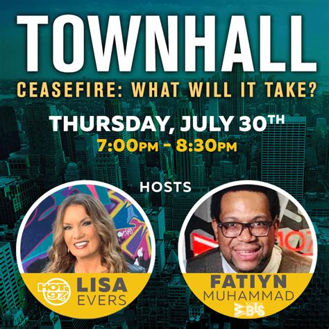 WBLS & Hot 97 Present a Virtual Town Hall: Ceasefire – What Will It Take? | 107.5 WBLS