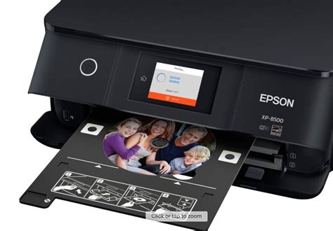 Epson XP 8500 Printer with DVD Printing Capability and Ink Cartridges ...