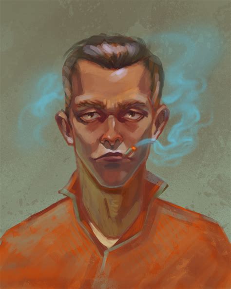 ArtStation - smoking man