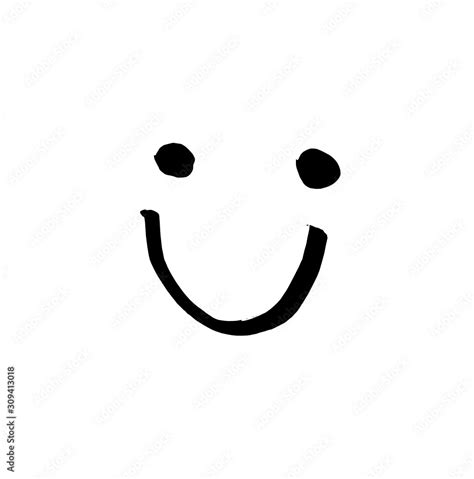 Smiley Smile Smilie Symbol happy face joy simple minimal smiley Stock ...