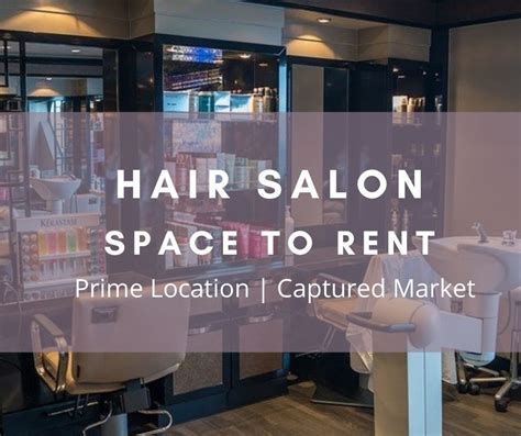 Hair Salon Space For Rent