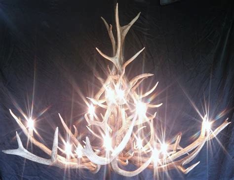 Real Elk Antler Chandelier Rustic Chandelier Elk Chandelier - Etsy