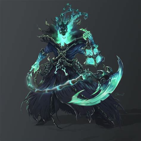 ArtStation - Thresh Fanart, Šárka Š. - Claina | League of legends characters, Mythical creatures ...