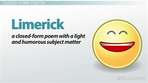 Limerick | Definition, Structure & Examples - Lesson | Study.com