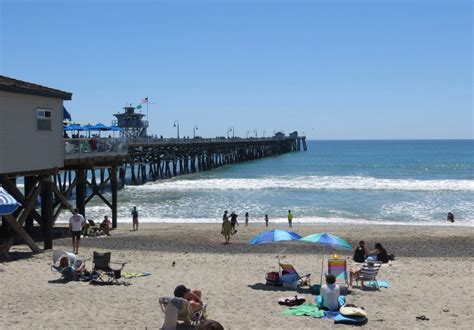 San Clemente Pier City Beach in San Clemente, CA - California Beaches