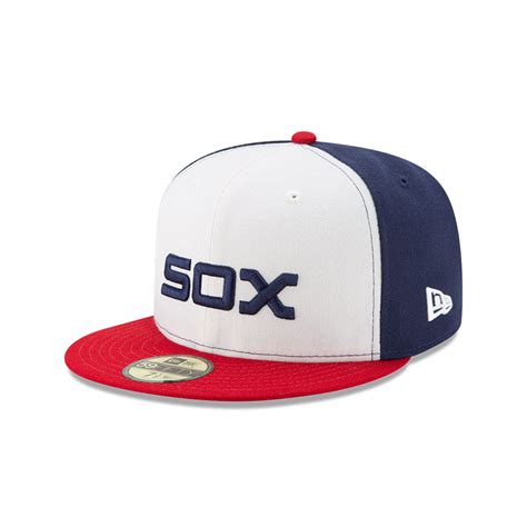 Chicago White Sox Throwback Logo Red/White/Blue 59FIFTY New Era Fitted – Clark Street Sports