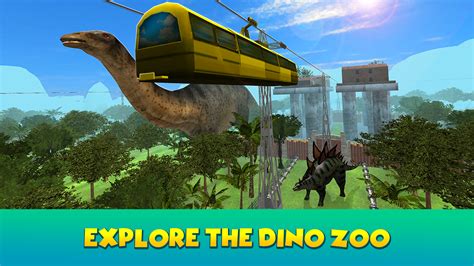 Amazing Dinosaur Park Sky Tram Simulator 3D: Futuristic Transporter in ...