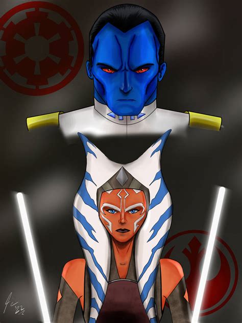 Ahsoka v Thrawn by JavyFett on DeviantArt