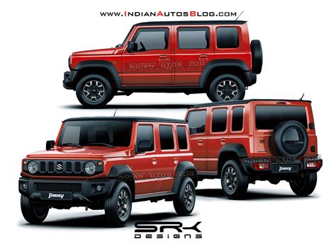 5-door Maruti Jimny Visualised Yet Again! – Rendering