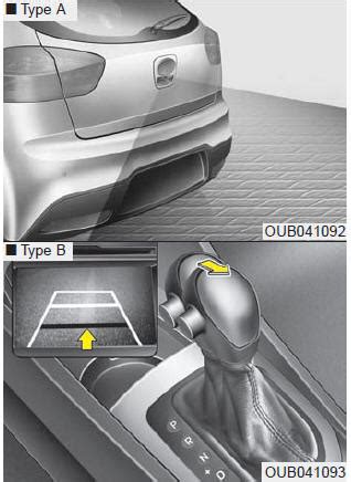 Kia Rio: Rear-camera display - Instrument cluster - Features of your ...