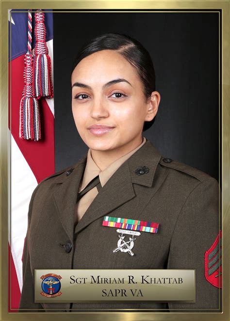 Sergeant Miriam R. Khattab > 1st Marine Aircraft Wing > Biography