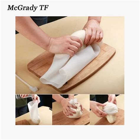 Mac 1Set Cooking Pastry Tools Soft Silicone Preservation Kneading Dough Flour mixing Bag Kitchen ...