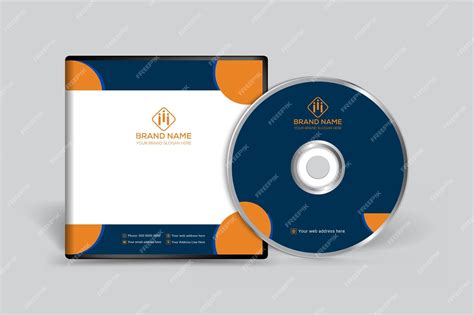 Premium Vector | Cd cover template