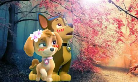 Chase x Skye | Paw patrol pups, Chase paw patrol, Paw patrol