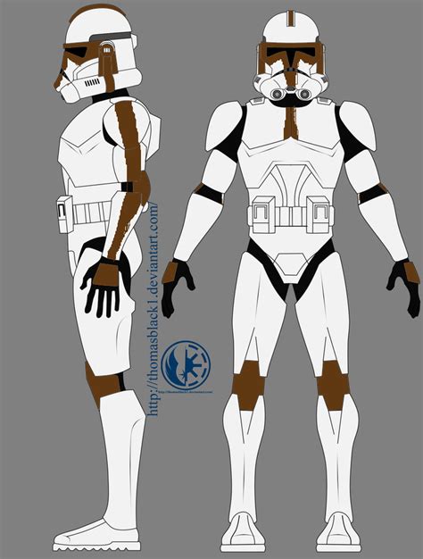 354th Clone Trooper Phase II Armor by ARFTrooperGhost on DeviantArt