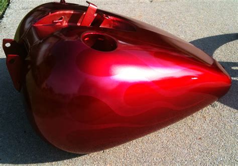 Ghost Flames Motorcycle Paint Job — Dallas AirbrushDallas Airbrush