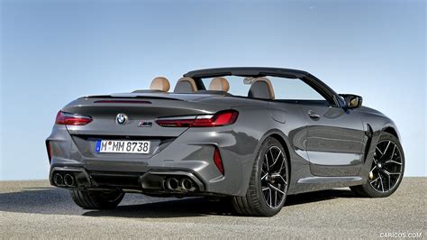 2020 BMW M8 Competition Convertible (Color: Brands Hatch Grey) | Rear Three-Quarter