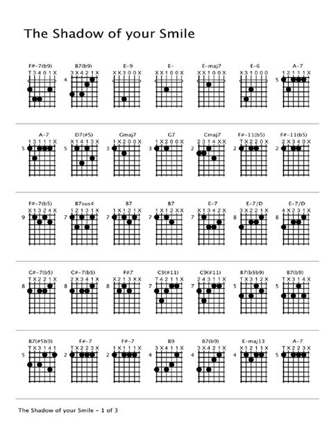 Shadow of Your Smile Chord Diagram | PDF