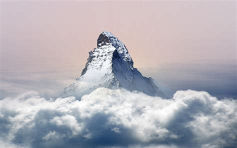 Download wallpaper 3840x2400 mountains, matterhorn, clouds, sky, cliff 4k wallaper, 4k ultra hd ...