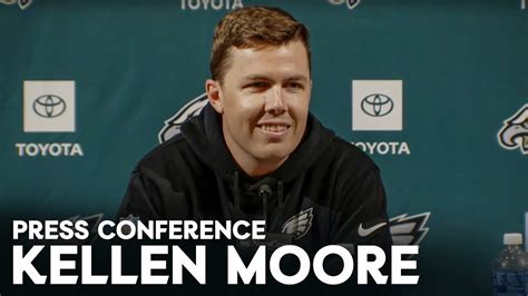 Kellen Moore's First Press Conference with the Philadelphia Eagles - YouTube