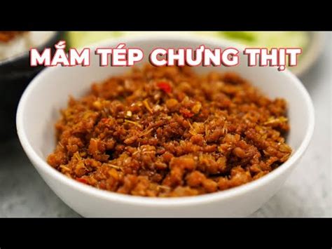 Cách làm mắm tép chưng thịt theo cách đơn giản mà thơm ngon - YouTube