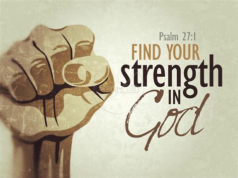 Strength in God PowerPoint Sermon | PowerPoint Sermons