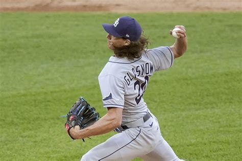 Rays’ Tyler Glasnow blames MLB crackdown on sticky substances for elbow ...