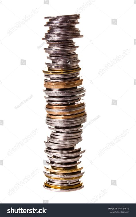 Big Pile Little Coins Isolated On Stock Photo 140154676 | Shutterstock