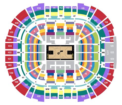 Seating Maps – Delta Center