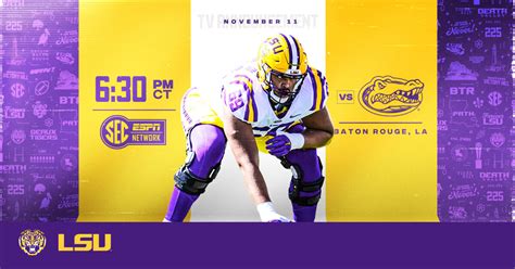 LSU Football vs. Florida to Kickoff in Primetime – LSU