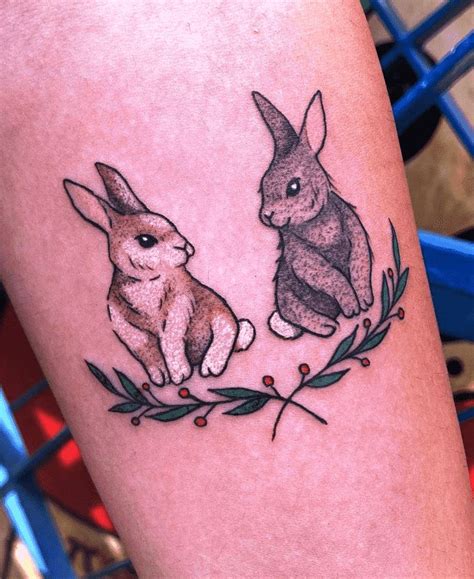 Rabbit Tattoo Design Images (Rabbit Ink Design Ideas) | Rabbit tattoos ...