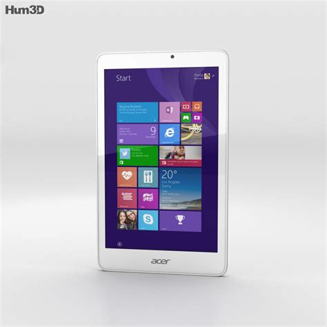 Acer Iconia Tab 8 W 3D model - Electronics on Hum3D