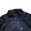 Men's Collared Police Uniform Shirt Genuine Soft Lambskin Black Leather Fetish | eBay