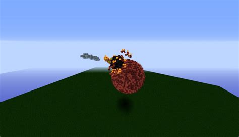 Meteor in planet Minecraft Project