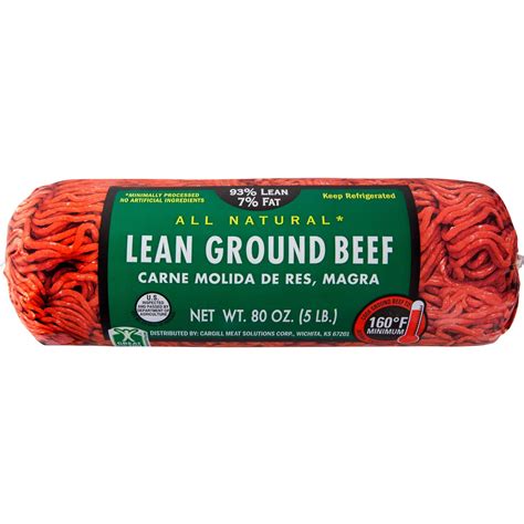 The Amazing nutrition facts 93 lean ground beef with regard to Dream