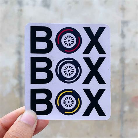 Box Box Box Sticker - Nowstalgia