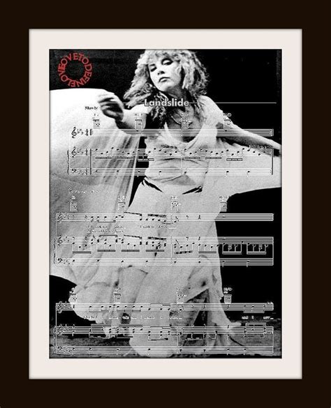 Stevie Nicks-Landslide Art Print8.5x11 by LoveToDefine on Etsy