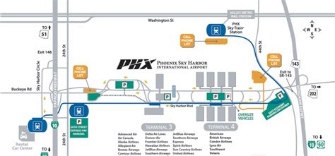 Maps & Directions | Phoenix Sky Harbor International Airport