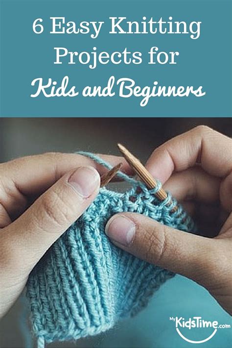 6 Easy Knitting Projects for Kids and Beginners