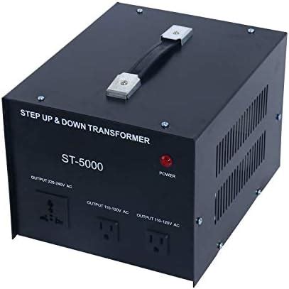 YaeCCC ST-5000 Step Up Step Down Transformer 110V to 220V Step Up Voltage Converter Transformer ...