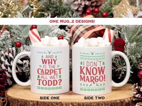 Christmas Vacation Todd and Margo Movie Quote 11oz and 15oz White Mug ...