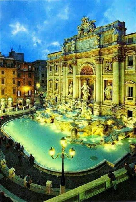 FONTANA DI TREVI ROMA | Fontana de trevi, Lugares increibles, Lugares ...