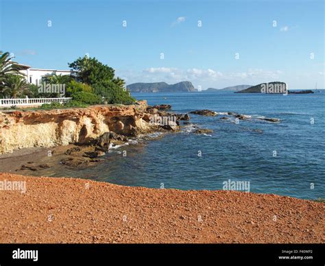 beach in Es Canar, Ibiza Stock Photo - Alamy