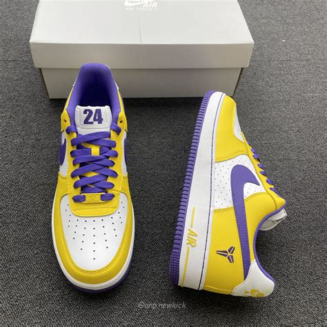 Kobe Bryant x Nike Air Force 1 Low Purple Gold Color FZ1151-100