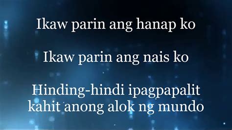 Ikaw Pa Rin - Malayang Pilipino (Lyrics) Acordes - Chordify