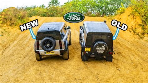 Land Rover Defender new vs old off-road battle | carwow