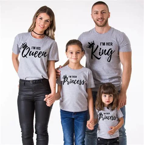 Aliexpress.com : Buy Family Look t shirt Matching Outfits Father Mother ...