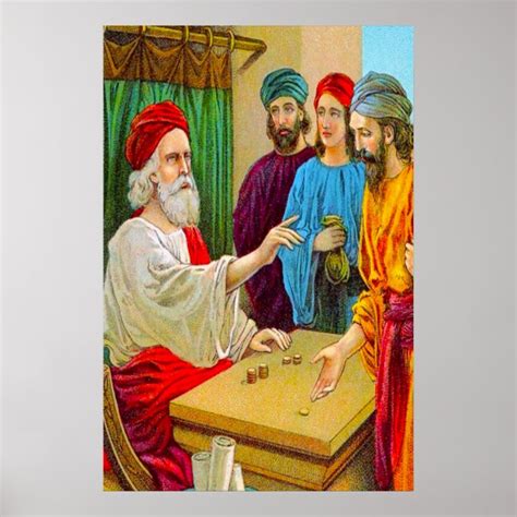 Matthew 25:14-30 Parable of the Talents poster | Zazzle.com